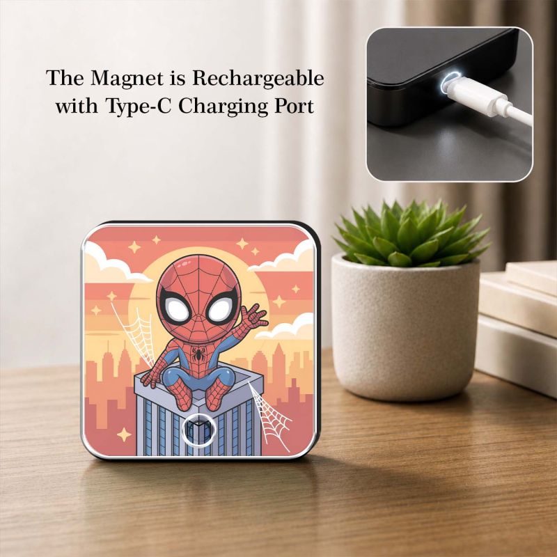 Musical Fridge Magnet Superhero Ironman Theme Magnet with Playing Song Feature Home Decoration Birthday Return Gift